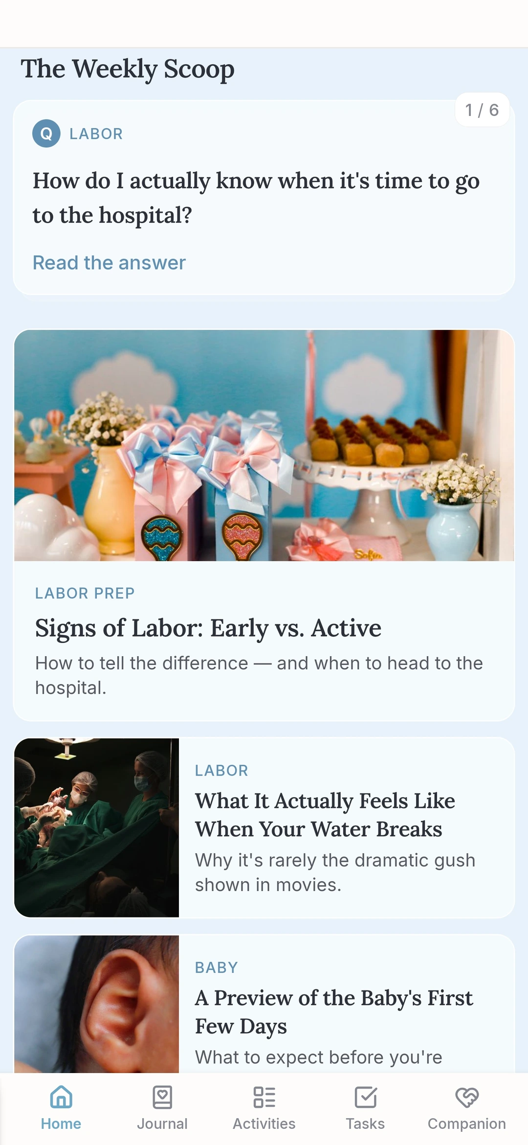 The scoop on this week in BabyBound